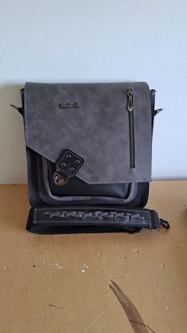 Jeronimore Grey Leather